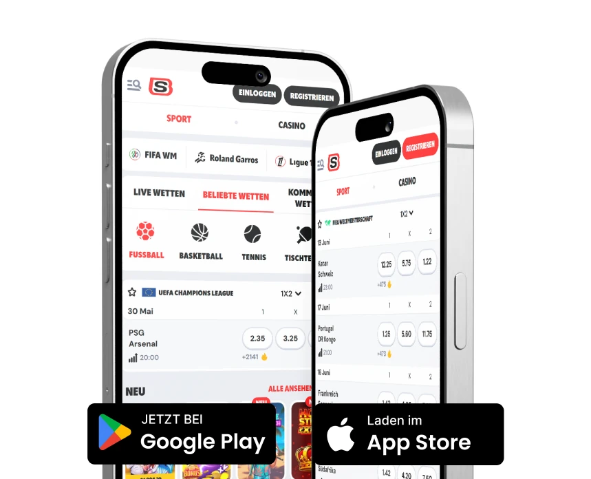 supabetcasinos.de Mobile App auf dem Smartphone